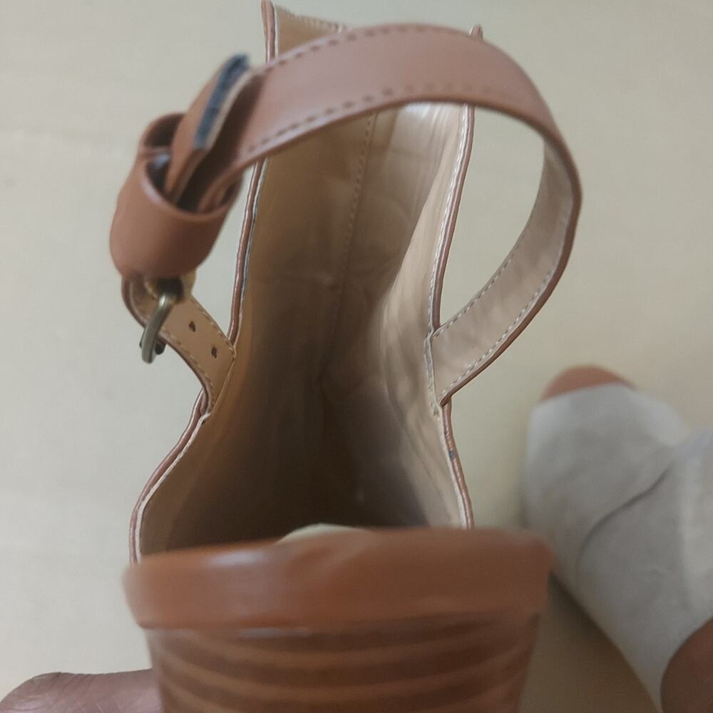 Penny Loves Kenny Cut Out Boho Chunky Heels 8.5 Costal Cowgirl Festival Hippie - Picture 7 of 9